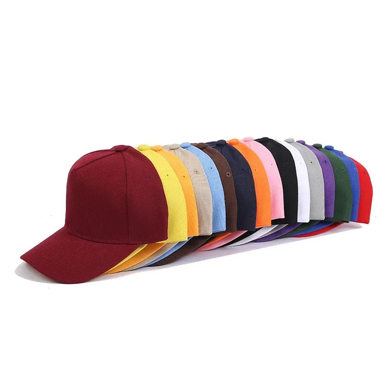 1PC 5 Panel Custom Baseball Caps for Men Personality Customization Women Hat Hip Hop Bone Trucker Hats Outdoor Leisure Snapback