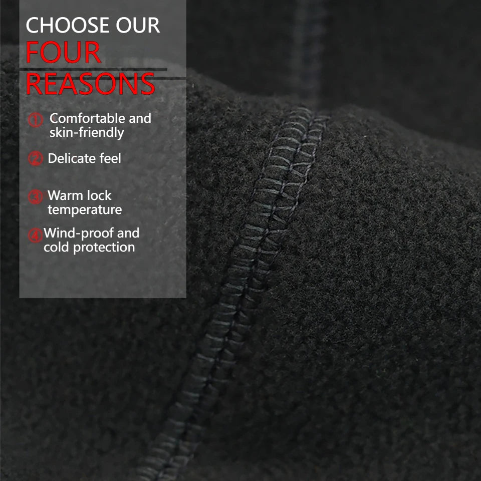 KoKossi Winter Warm Windproof Winter Cap Camping Hiking Caps Fleece Sports Hat Outdoor Sports Skiing Cycling Camping Hiking Men