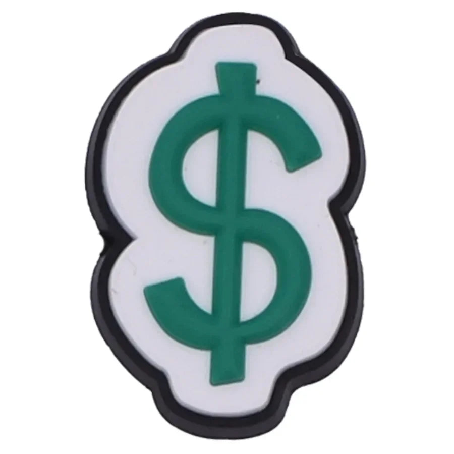 2pcs Lot Coin Money Shaped Character Shoe Buckles Charms Combination Designer for Women Accessories for Girls Adults Unisex Gift
