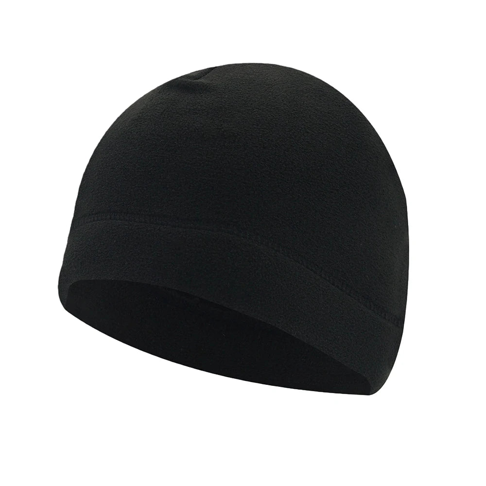 Windproof Winter Beanie Hat Fleece Warm Cap for Men Outdoor Sports Skiing Hiking Camping