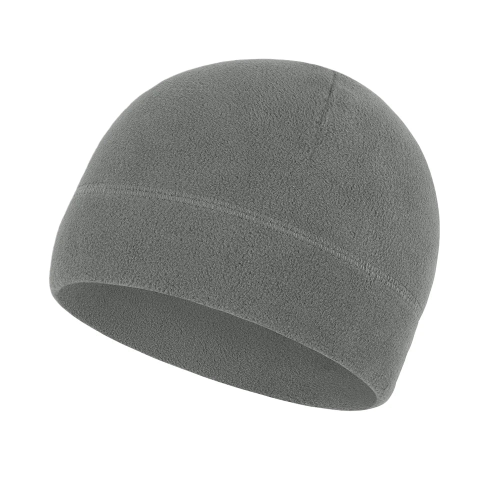 Windproof Winter Beanie Hat Fleece Warm Cap for Men Outdoor Sports Skiing Hiking Camping