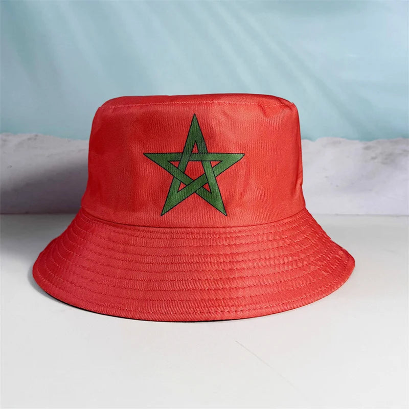 2026 Countries National Flag Bucket Hat Men Women Football FanParty Football Cup Sports Support Sun Hat Soccer Fan Fisherman Hat
