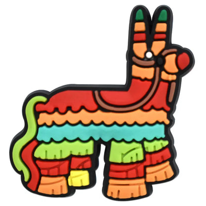 mexico series PVC shoe Charms Slippers Buckle combination Fit Wristbands accessories Decoration Bands gift unisex party