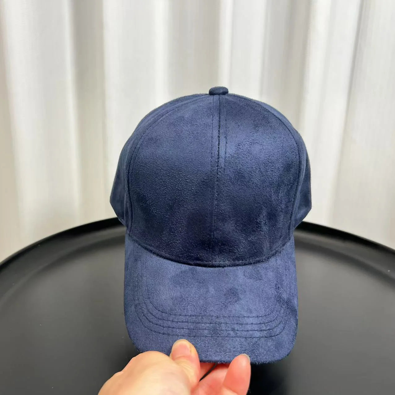 Fashion Adjustable Suede Baseball Caps For Men Women Autumn Winter Solid Retro Snapback Hip Hop Hat Unisex Street Sun Visor Caps