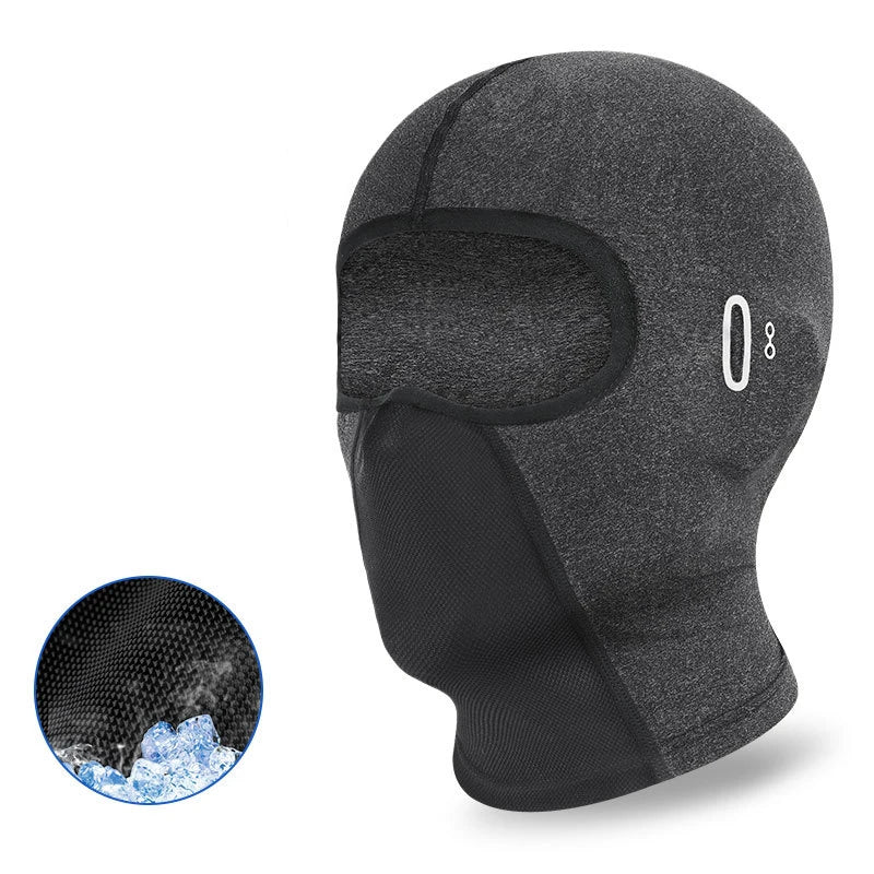 Sun Protection Balaclava  Cycling Full Face Mask Hiking Ice Silk Sun Men Women Sunglasses Holes Cooling Motorcycle Face Cover