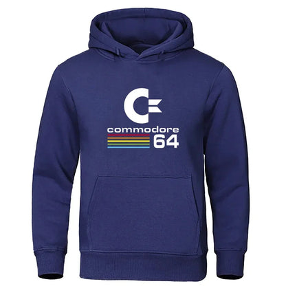Comfortable Men Hoodie Tracksuit Autumn Winter Male Sweatshirts Commodore 64 Cool Clothing Long Sleeve Hoodies Street Hooded