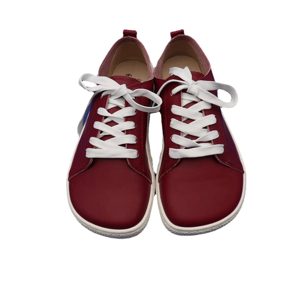 Tipsietoes 2025 Sprinng Autumn Genuine Leather Barefoot Sneaker For Women Flat Soft Thin Out Sole Zero Drop Wider Toe Box