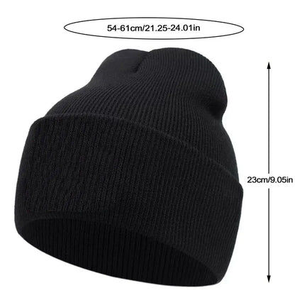 Cute capybara Capybara embroidered knitted cap, warm woolen cap for autumn and winter outdoor sports events