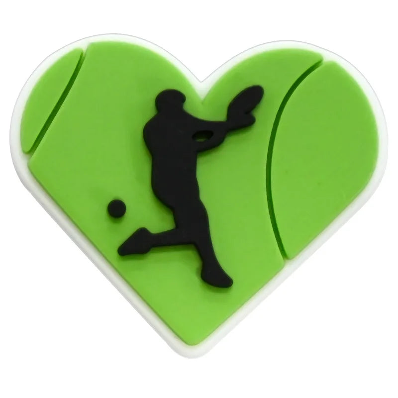 tennis mode series PVC shoe Charms Slippers Buckle combination Fit Wristbands accessories Decoration Bands gift unisex party
