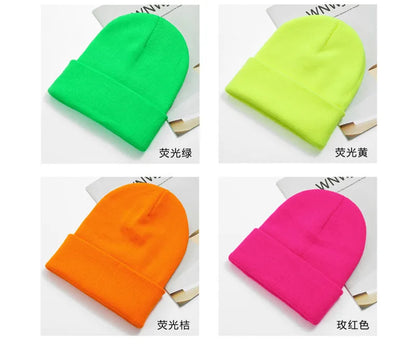 Acrylic Beanie Cap for Adult Winter Women Men Plain Skullies Beanie Hats Custom Logo Knitted Hats SKullies Skullcap