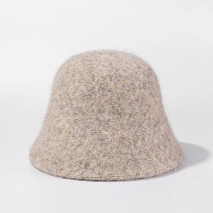 Fashion Ladies Winter Outdoor Warm Bucket Hat Woman‘s Daily Casual Fisherman Cap Korean Style Classic Panama Hats