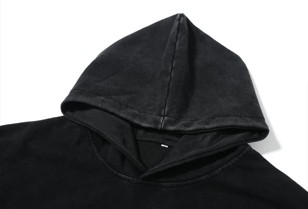 Korn Rock Band World Tour Hoodies Vintage Washed Men's Sweatshirts Cotton Hip Hop Streetwear Hooded Pullover Loose Y2K Tops