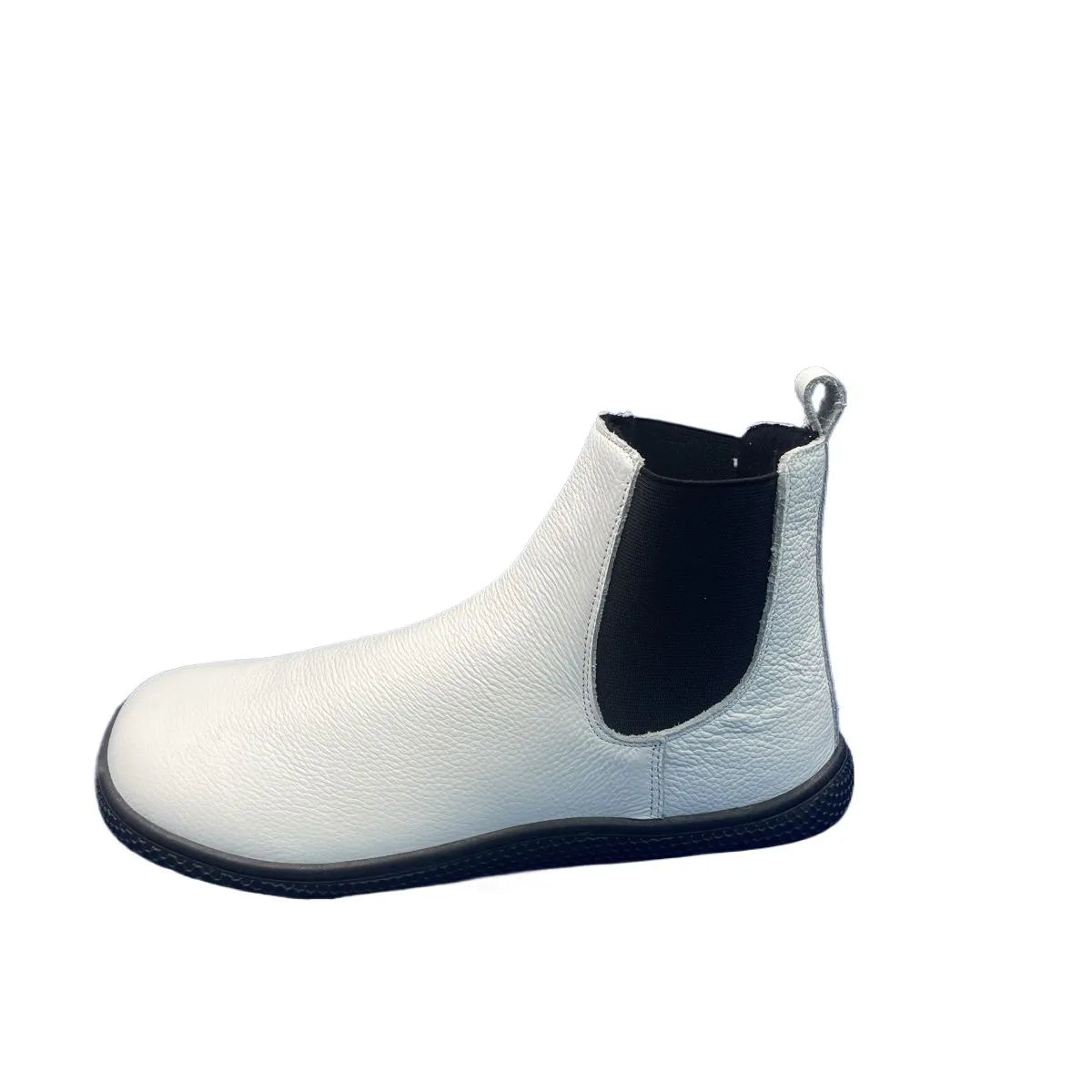 Tipsietoes Chelsea Barefoot Autumn Genuine Cow Leather Boots With Wool Linning Inside For Women Wider Toes Box Light Weight