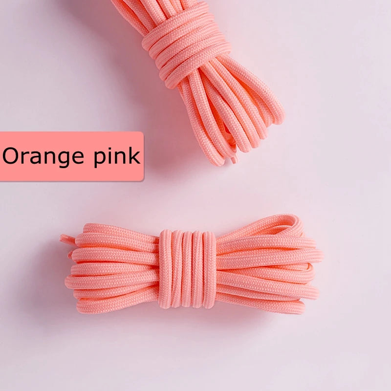 1 Pair Round Shoelaces Coconut 350 Black Angel 700 Classic Shoe Laces Tightly Woven Does Not Snag Shoelace For Sneakers