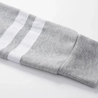 Womens Tracksuit Casual Stripe Versatile Sweatshirt Black Sweatpants Loose Print High Quality Outfits Single Piece Hoodies Pants