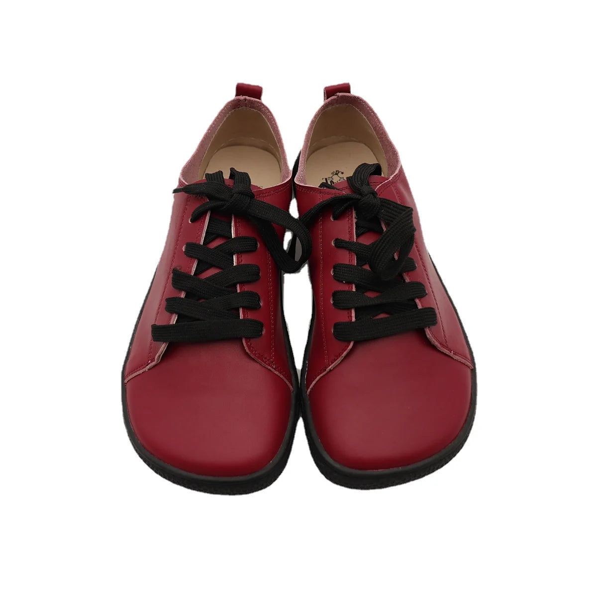 Tipsietoes 2025 Sprinng Autumn Genuine Leather Barefoot Sneaker For Women Flat Soft Thin Out Sole Zero Drop Wider Toe Box