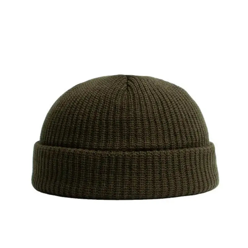 2025 Boys Girls Winter Knitted Beanies Solid Keep Warm Loop Small Beanie Caps Keep Head Warm Winter Hats Yellow Red