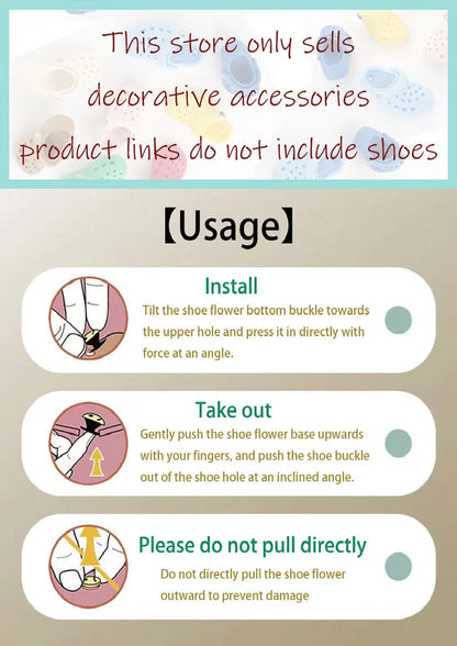 3D Cute Chubby Yellow Duck Noctilucent Shoe Charms for Crocs Garden Sandal Clogs Pins Decorations Slipper Accessories Girl Gift