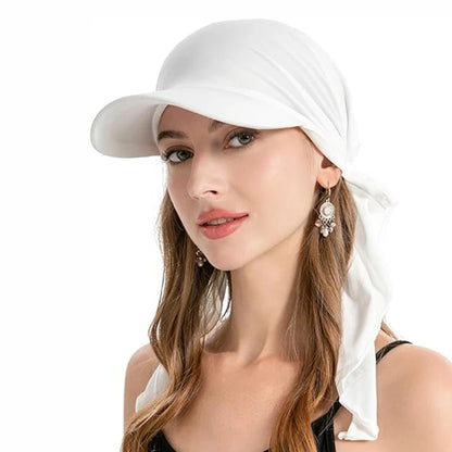 Summer Baseball Caps Turban Shawl Design Women Muslim Low Profile Fitted Hat 2024 Soft Breathable Headscarf Hijabs