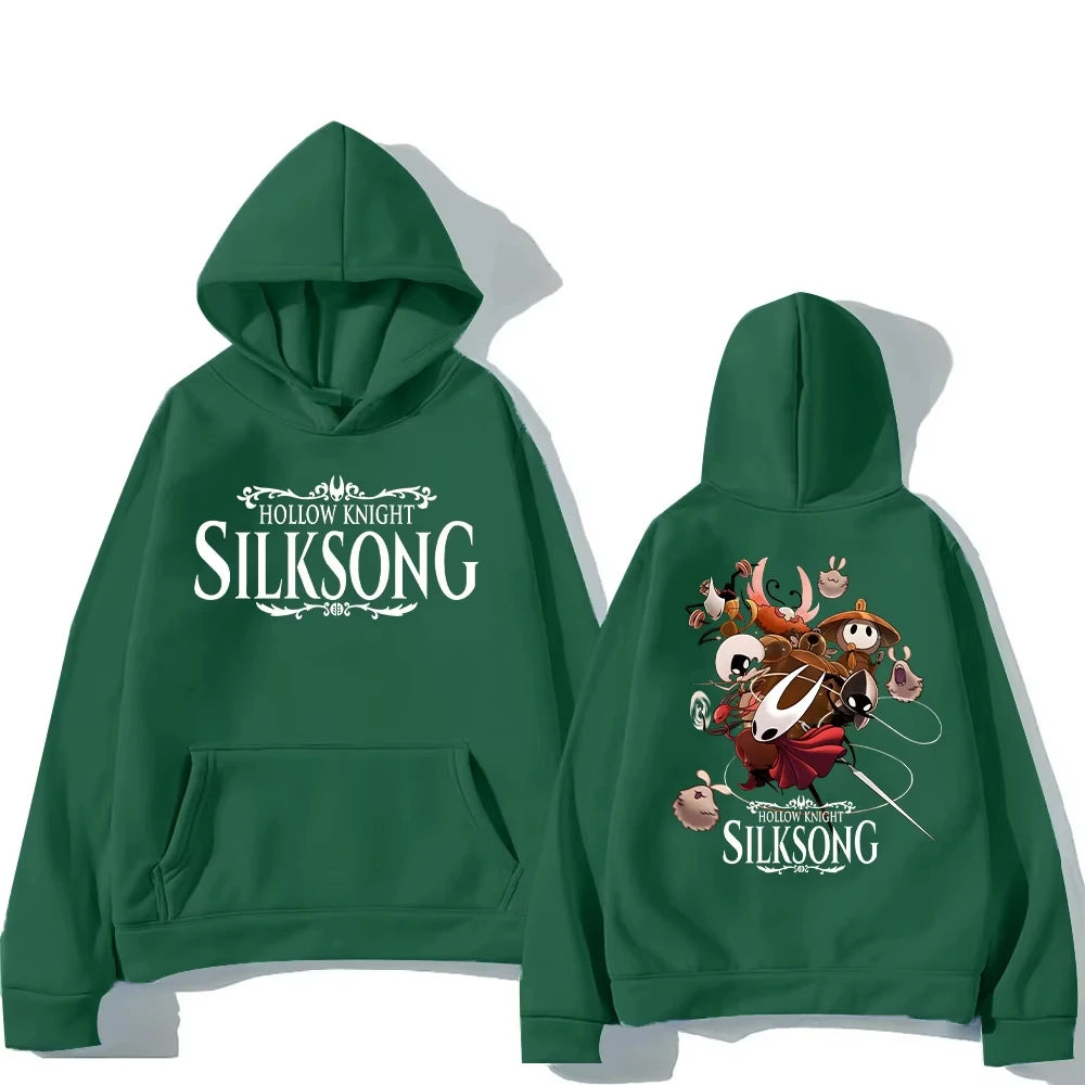 Hollow Knight Silksong Hot Game Hoodies Long Sleeve Fashion Casual Pullovers High Street Women Men Sweatshirt Fashion Streetwear