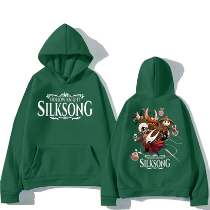 Hollow Knight Silksong Hot Game Hoodies Long Sleeve Fashion Casual Pullovers High Street Women Men Sweatshirt Fashion Streetwear