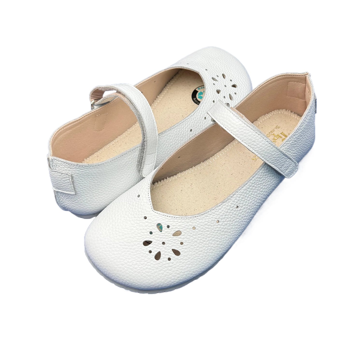 Tipsietoes 2025 Sprinng Autumn Barefoot Genuine Leather Ballerina Mary Jean Women With Flat Soft Sole Zero Drop Wider Toes Box