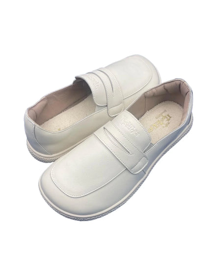 Tipsietoes 2025 Sprinng Autumn Barefoot Genuine Leather Men Women Slippers With Flat Soft Sole Zero Drop Wider Toes Box