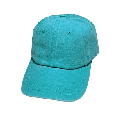 Baseball cap, women's artistic retro outdoor Japanese soft top, summer distressed men's washed cotton duckbill cap