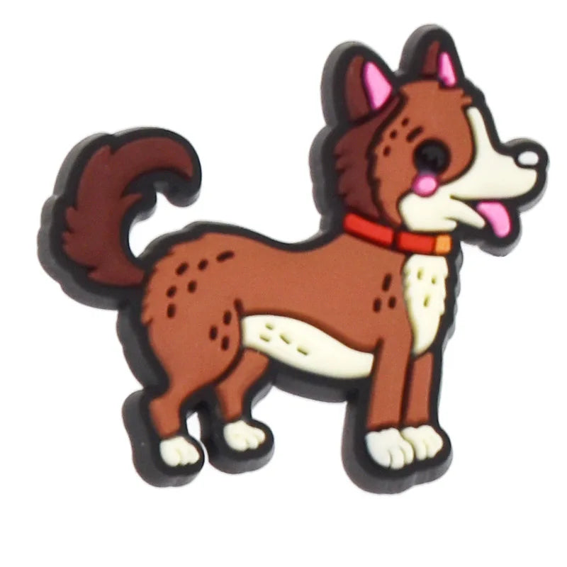farming animal sheep deer duck house PVC shoe Charms Buckle for Wristbands accessories Decoration Bands gift unisex party
