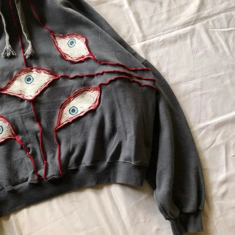 Y2k Tops Women Clothing Streetwear BF Hoodies Harajuku Goth Embroidery Hooded Sweatshirts 2025 Ropa Mujer Casual Fashion Hoodie