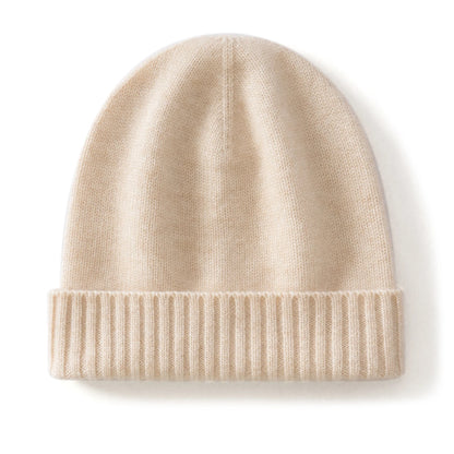MERRILAMB Winter Hat For Women/Men 100%Quality Cashmere Beanie Cap Unisex Outdoor Casual Solid Knitted Hats Warm Soft SkullCap