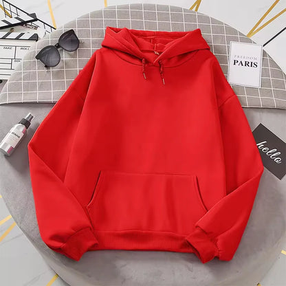Spring Autumn Fashion Men's Women's Hoodie Casual Hoodies Pullovers Sweatshirts Women's Top Solid Color Hoodies Sweatshirt Women