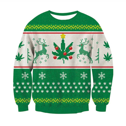 Fashion Ugly Christmas Sweater Men Women 3d Printing Funny Xmas Sweatshirt Crewneck Long Sleeve Pullover Oversized Hoodies