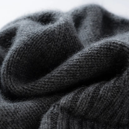 MERRILAMB Winter Hat For Women/Men 100%Quality Cashmere Beanie Cap Unisex Outdoor Casual Solid Knitted Hats Warm Soft SkullCap