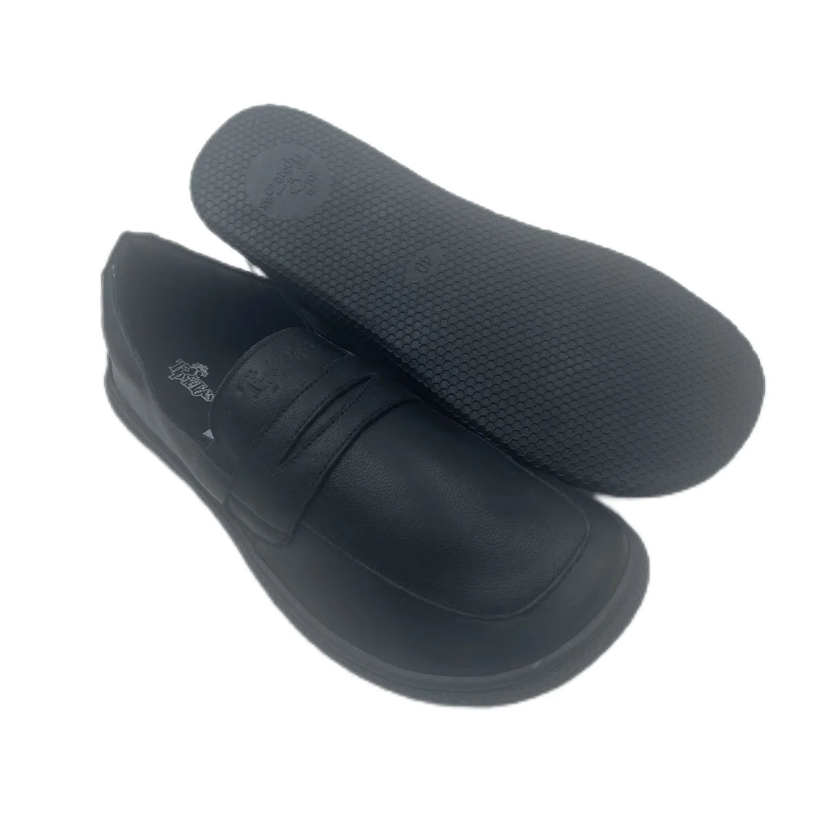 Tipsietoes 2025 Sprinng Autumn Barefoot Genuine Leather Men Women Slippers With Flat Soft Sole Zero Drop Wider Toes Box
