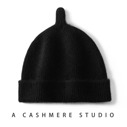 Keep Warm Winter Hat for Children Unisex Knit Cap Kids 100% Cashmere Skullies Hats for Boys Bonnet Girls Caps Accessories