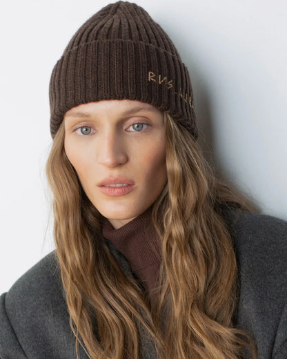 Winter Keep Warm Knitted Beanie Hat | Cold Weather Fashion Hat | Thick Unisex Letter Embroidered Cap for Men and Women |