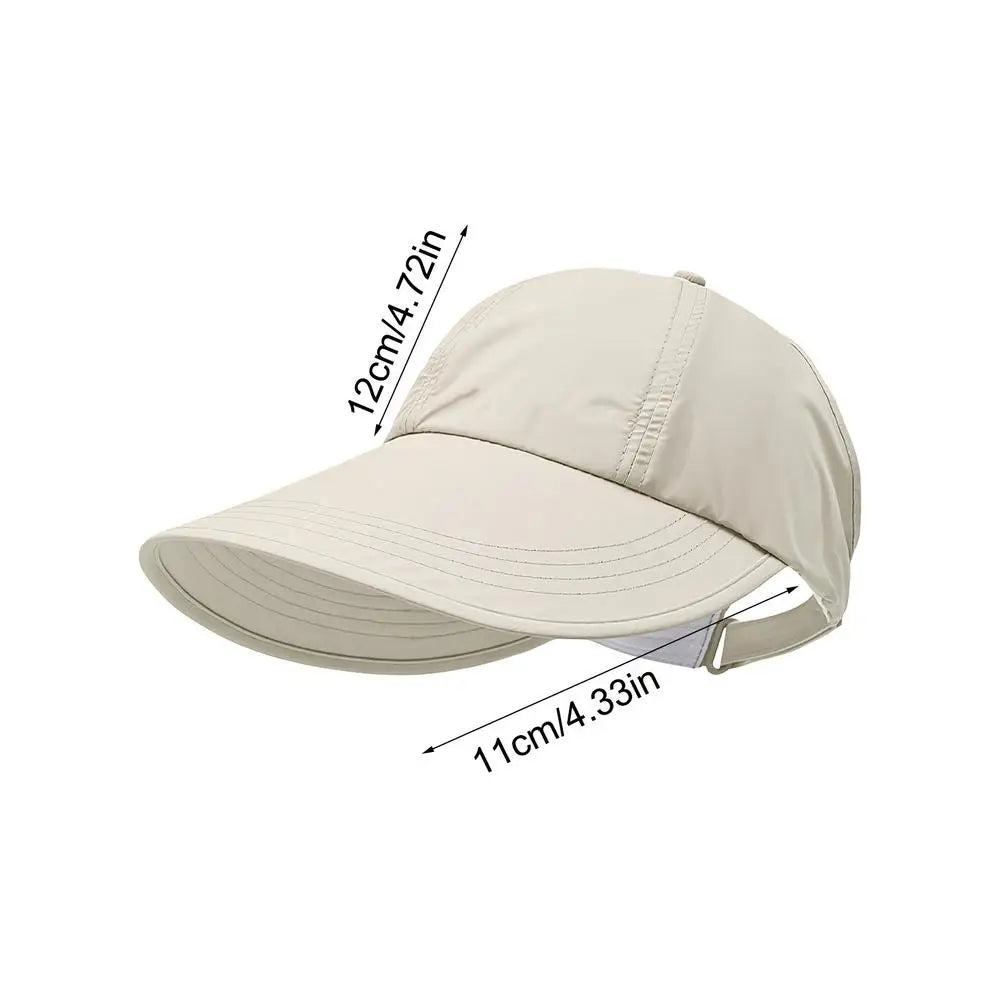 Breathable Sunhat with Wide Brim  UV Protection Summer Outdoor Beach Fisherman Hat Sunscreen Protection Cap Adjustable Sun Hat