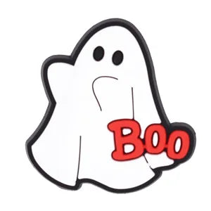 Hawlleen ghost PVC shoe Charms Buckle combination for Wristbands sandal Slippers accessories Decoration Bands gift unisex party