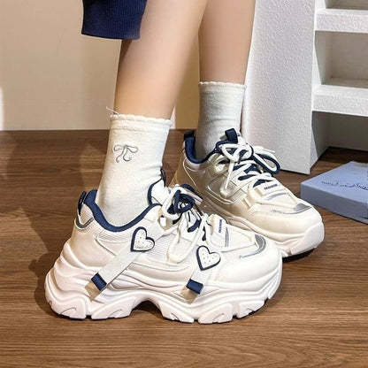 Spring and Autumn Breathable Running Sports and Leisure Shoes Fashionable Best Selling New Comfortable Women's Vulcanized Shoes