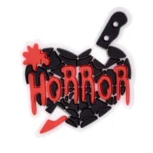 Hawlleen ghost PVC shoe Charms Buckle combination for Wristbands sandal Slippers accessories Decoration Bands gift unisex party