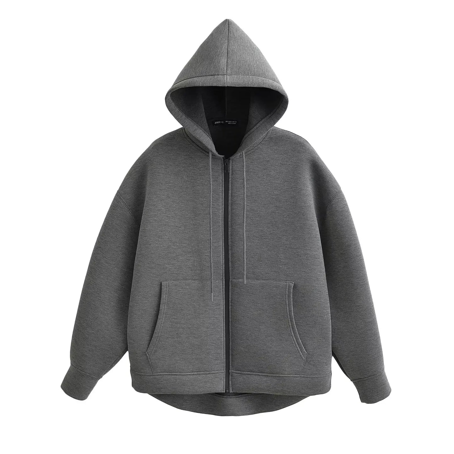 HXAO Women's Hoodie Oversized Zip up Hoodies Women Autumn Winter Long sleeve Outerwears Sweatshirt with zipper Y2k Hoodie Top