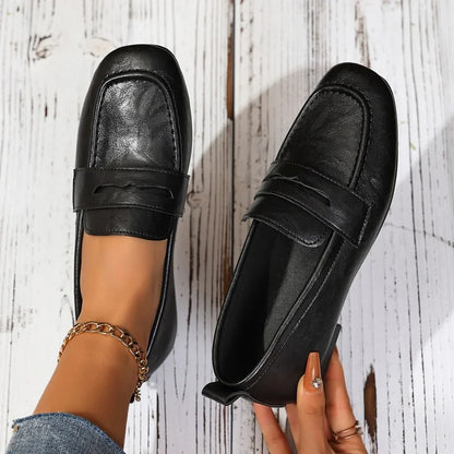 2025 New Pointed Toe Fashion Women Shoes Spring Autumn Elegant Party Daily Low Heels Pump Footwear Women Minimalist Flats Shoes
