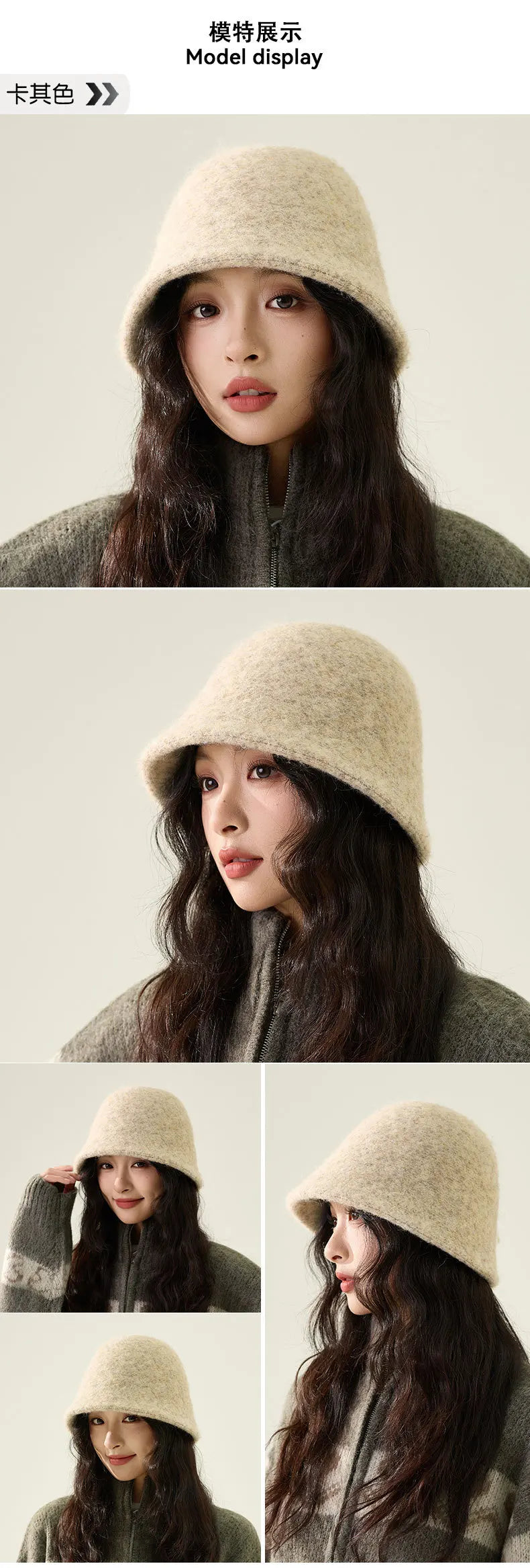 Fashion Ladies Winter Outdoor Warm Bucket Hat Woman‘s Daily Casual Fisherman Cap Korean Style Classic Panama Hats