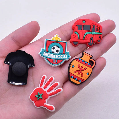 Morocco hole shoes charms shoe buckle removable DIY hole bag decorative accessories decorations wholesale shoe accessories