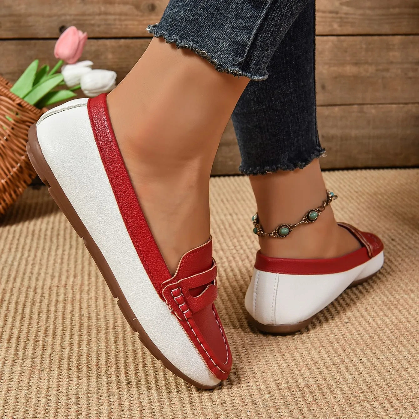 Women Flats Shoes Comfortable Lightweight Fashion Hot Loafers Spring and Autumn Shallow Casual Sneakers Outdoor Shoes for Women