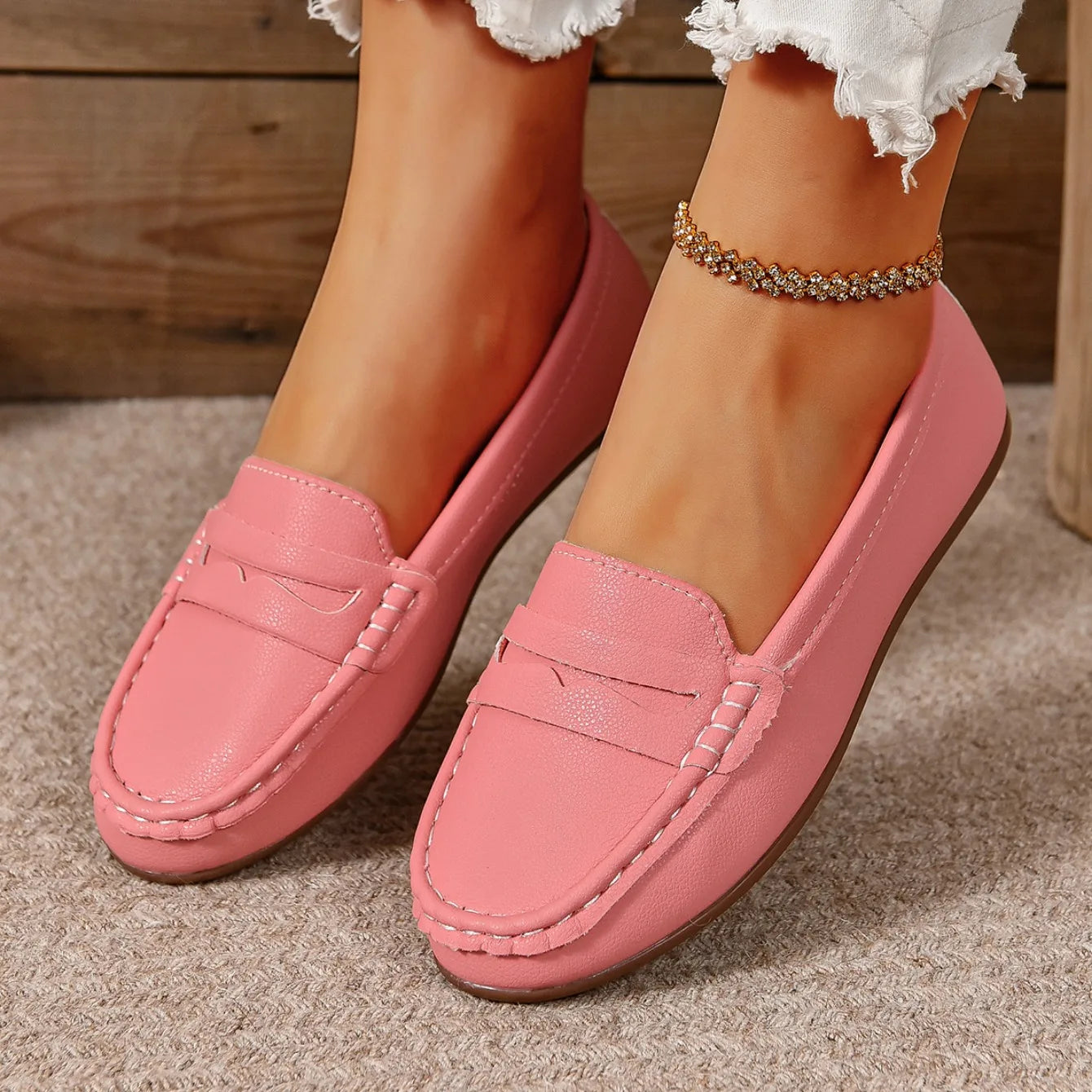 Women Flats Shoes Comfortable Lightweight Fashion Hot Loafers Spring and Autumn Shallow Casual Sneakers Outdoor Shoes for Women