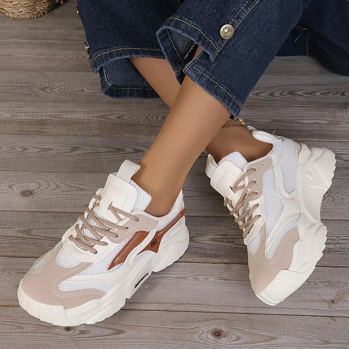 Women Purple Platform Sports Shoes Women Thick Sole Breathable Black Casual Shoes Fashion Slip On 2025 Outdoor Walking Sneakers