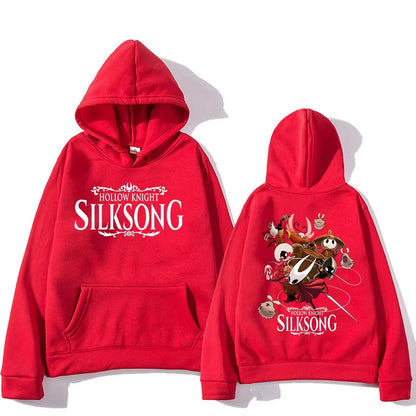 Hollow Knight Silksong Hot Game Hoodies Long Sleeve Fashion Casual Pullovers High Street Women Men Sweatshirt Fashion Streetwear