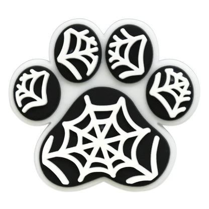 lovely dog paw PVC shoe Charms Slippers Buckle combination Fit Wristbands accessories Decoration Bands gift unisex party